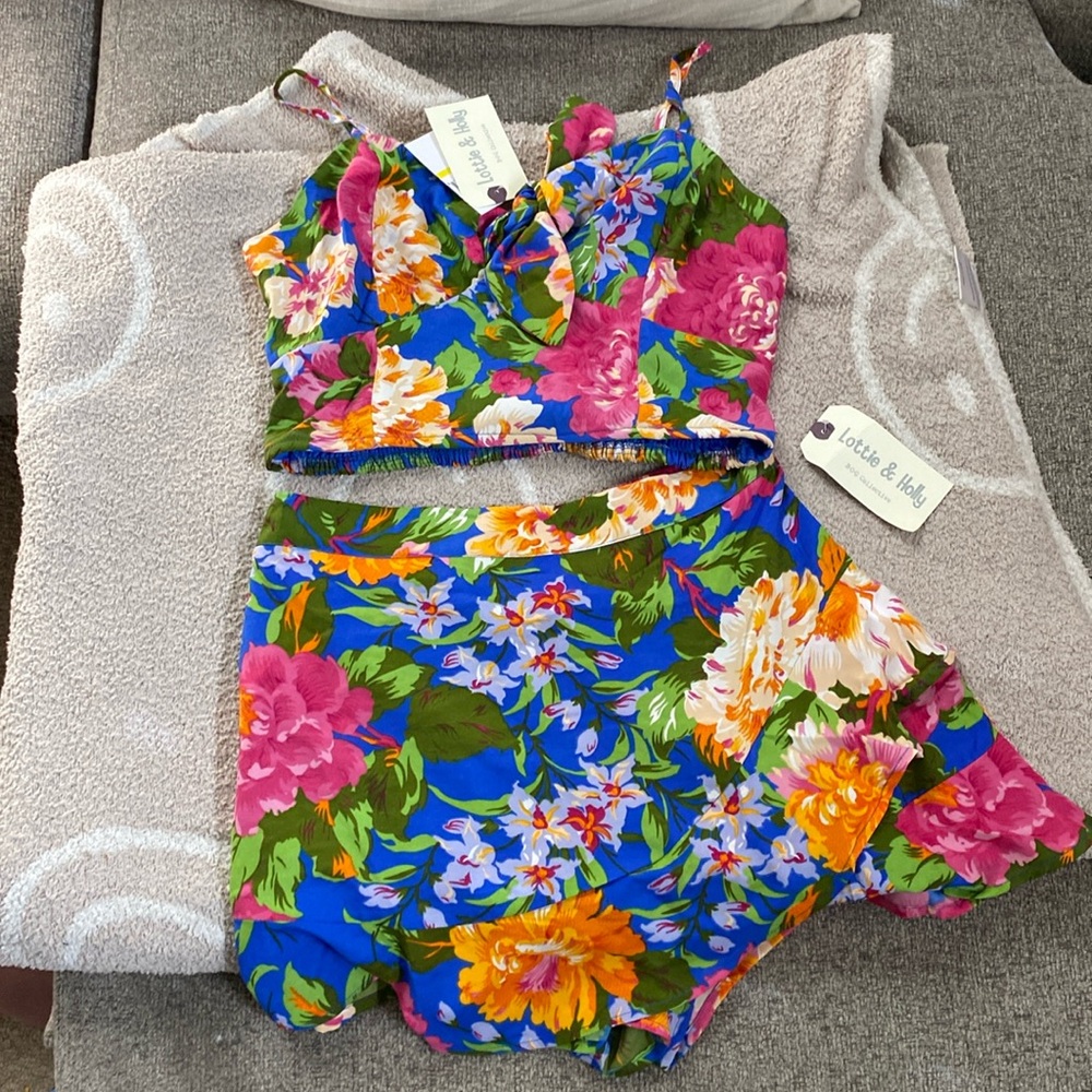 Lottie & Holly x B.O.G. Collective 2 Piece Floral Set